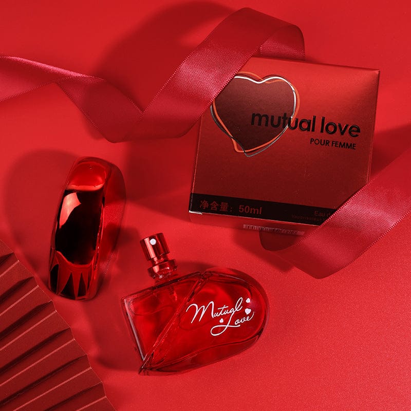 Mutual Love Heart Perfume Long Lasting Fragrance For Women 50 ml - Golden